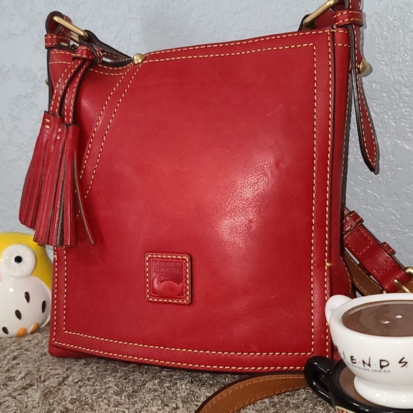 Dooney & Bourke Handbags - Dooney & Bourke Red Leather Crossbody